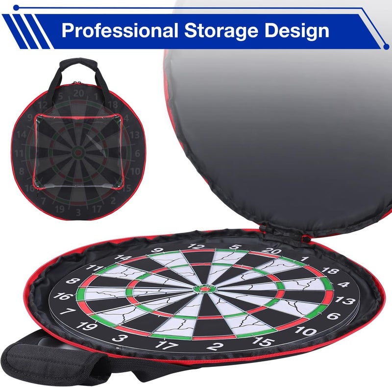 Yumt Storage Bag for Dart Boards Set, Dartboard Cover Waterproof Protective Carrying Case for Dartboard, Dart Tips, Shafts, and Other Accessories, Case Only - Image 2